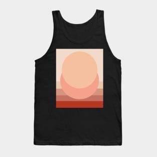 Minimal Sunset #3 - Abstract Art Print Tank Top